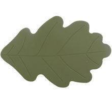 Hot Sale Leaf Shape  Insulation Tableware Coasters Kitchen Green  Silicon Table Mat